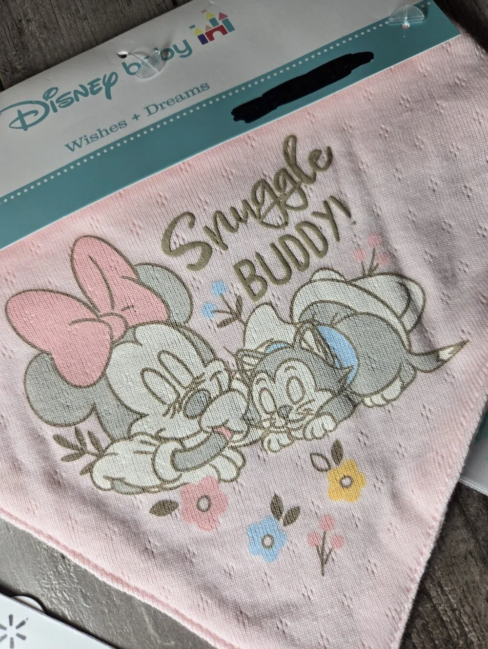NWT Disney Pink Minnie Mouse Bodysuit with Coordinating Bib – 2pc Size Newborn